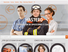 Tablet Screenshot of masterd.es